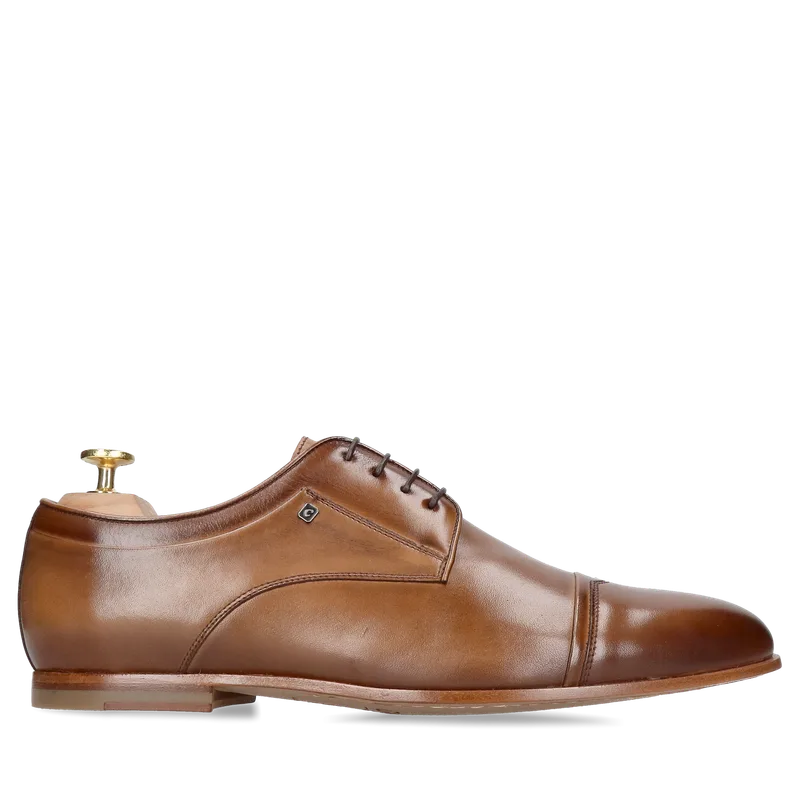 Brązowe półbuty Hugo Gold Collection — Konopka Shoes