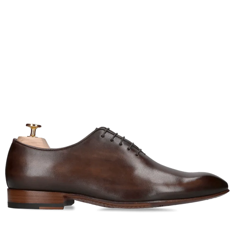 Brązowe półbuty Gold Gold Collection — Konopka Shoes