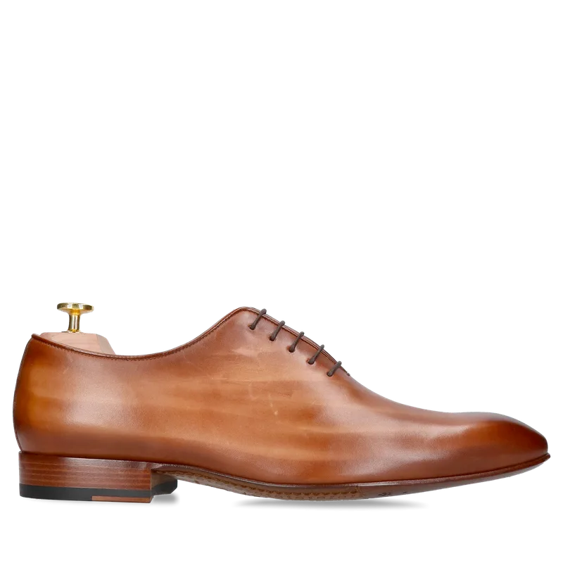 Brązowe półbuty Kevin Gold Collection — Konopka Shoes