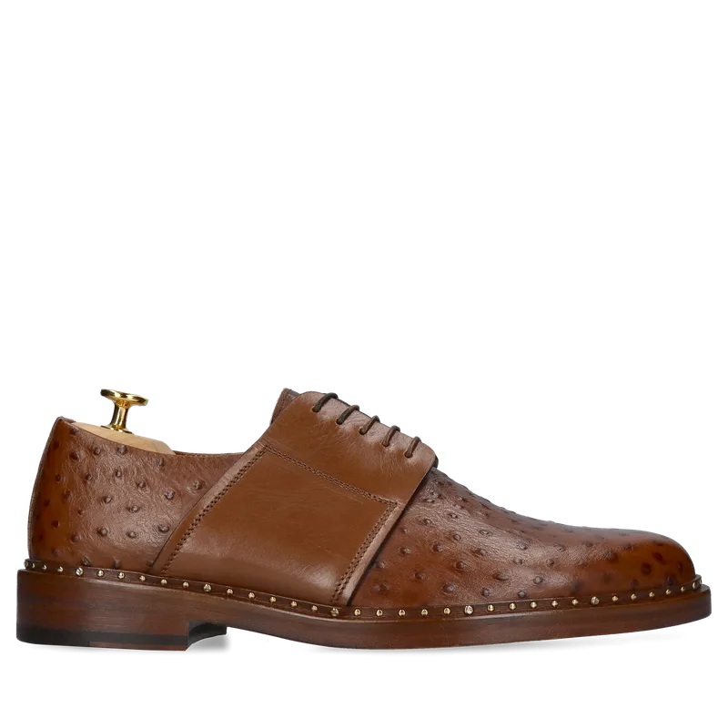 Brązowe buty Sila Gold Collection — Konopka Shoes