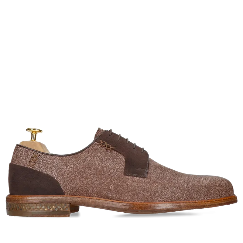 Brązowe buty Cedric Gold Collection — Konopka Shoes