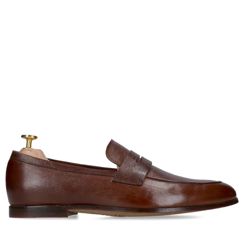 Brązowe loafersy Hugo — Konopka Shoes