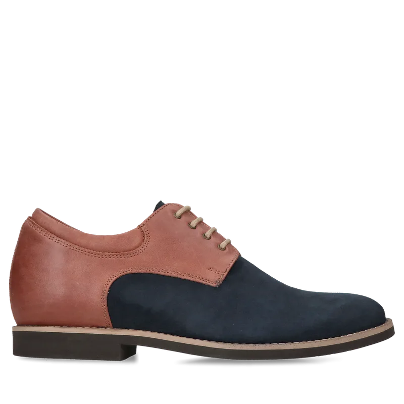 Brązowe buty podwyższające Wolter — Konopka Shoes