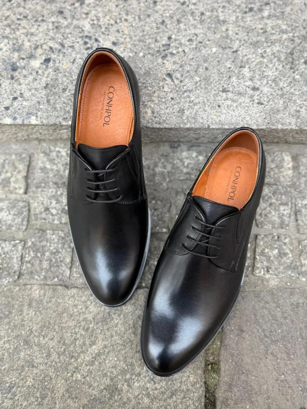 Czarne eleganckie buty Kellen — Konopka Shoes