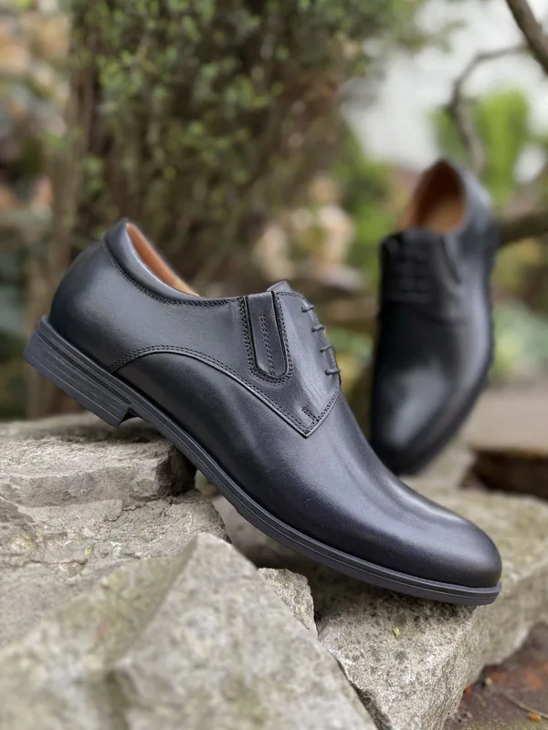 Czarne półbuty Kellen — Konopka Shoes