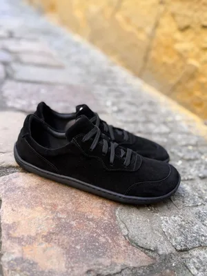 Czarne półbuty Barefoot — Konopka Shoes