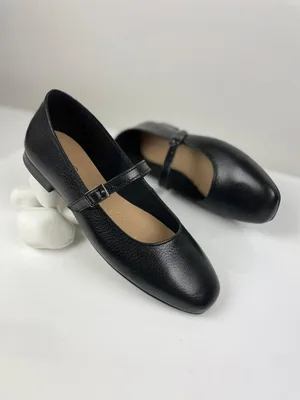Czarne baleriny Luisa — Konopka Shoes