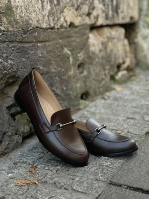Brązowe loafersy Julia — Konopka Shoes