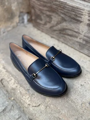 Granatowe półbuty Julia — Konopka Shoes