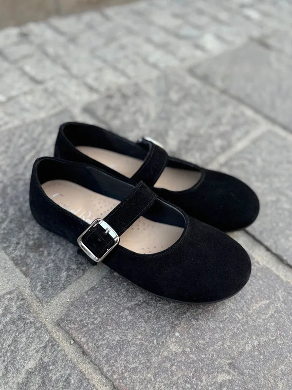 Czarne półbuty Barefoot — Konopka Shoes