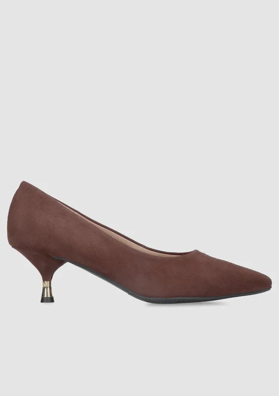 Brązowe szpilki Sofia — Konopka Shoes