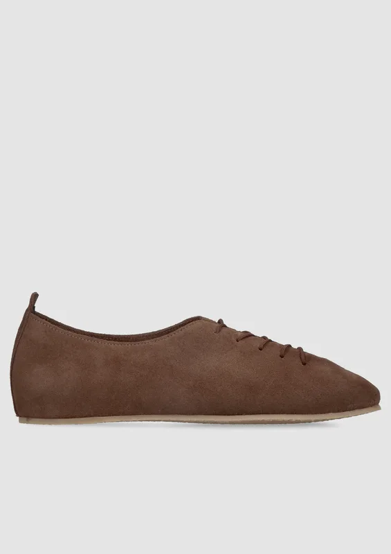 Brązowe półbuty Luisa — Konopka Shoes