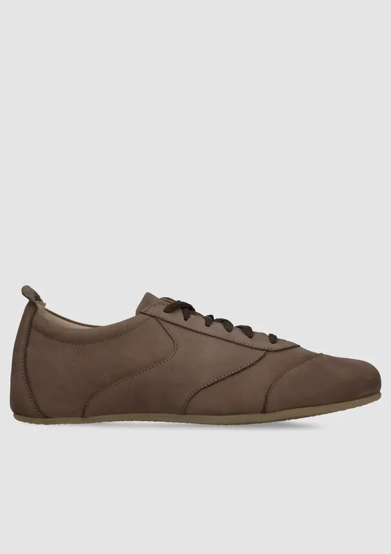 Brązowe sneakersy Julia — Konopka Shoes