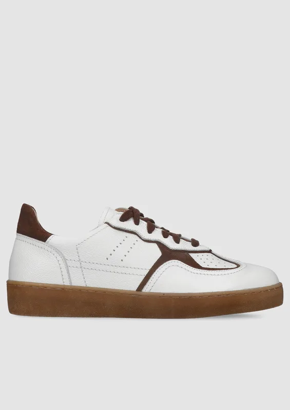 Białe sneakersy Siena — Konopka Shoes
