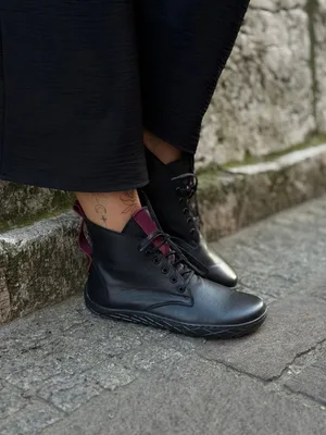 Czarne botki Barefoot — Konopka Shoes