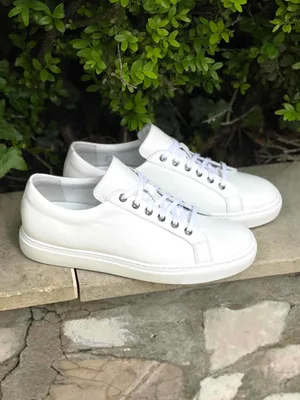 Białe sneakersy Fotyn — Konopka Shoes