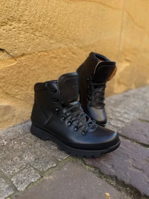 Czarne trzewiki Magnus — Konopka Shoes
