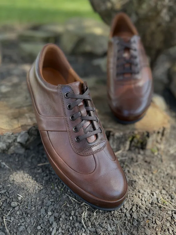 Brązowe półbuty Rocky — Konopka Shoes