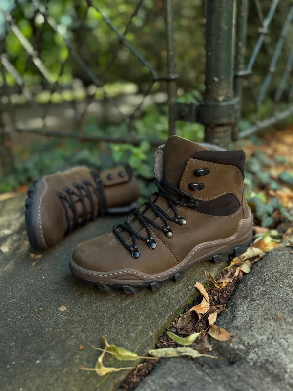 Zielone botki Magnus — Konopka Shoes