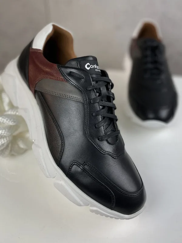 Czarne sneakersy Jazon — Konopka Shoes