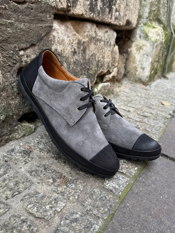 Szare sneakersy Owen — Konopka Shoes