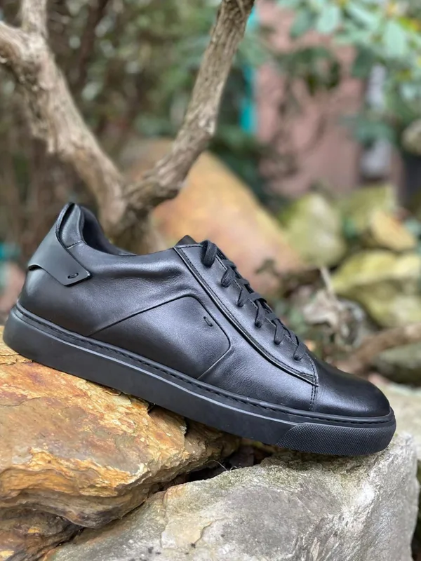 Czarne sneakersy Fotyn — Konopka Shoes