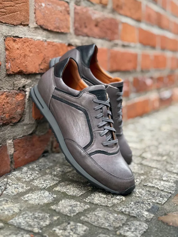 Szare sneakersy Denis — Konopka Shoes