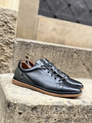 Czarne półbuty Casey — Konopka Shoes