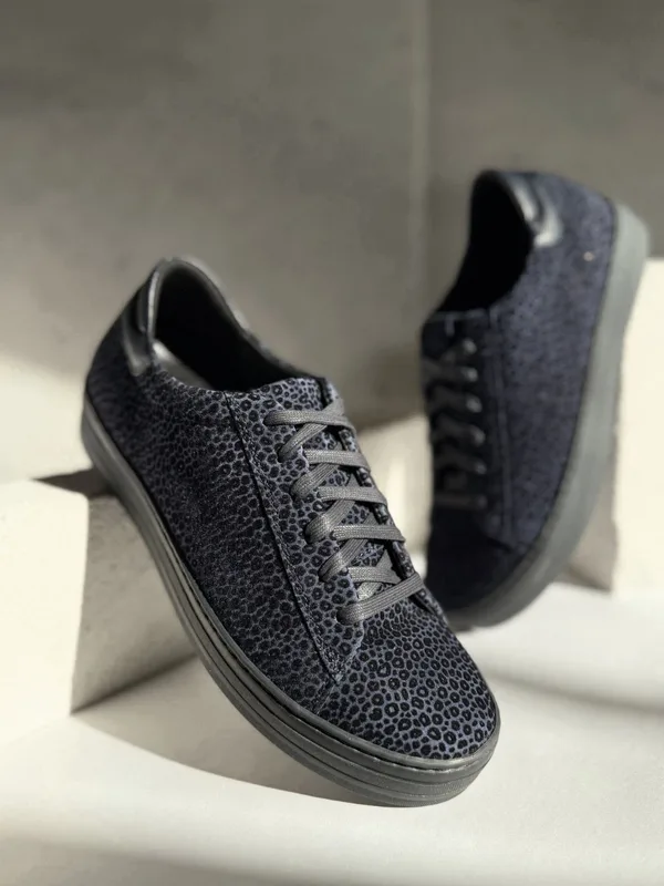 Granatowe sneakersy Fabio — Konopka Shoes