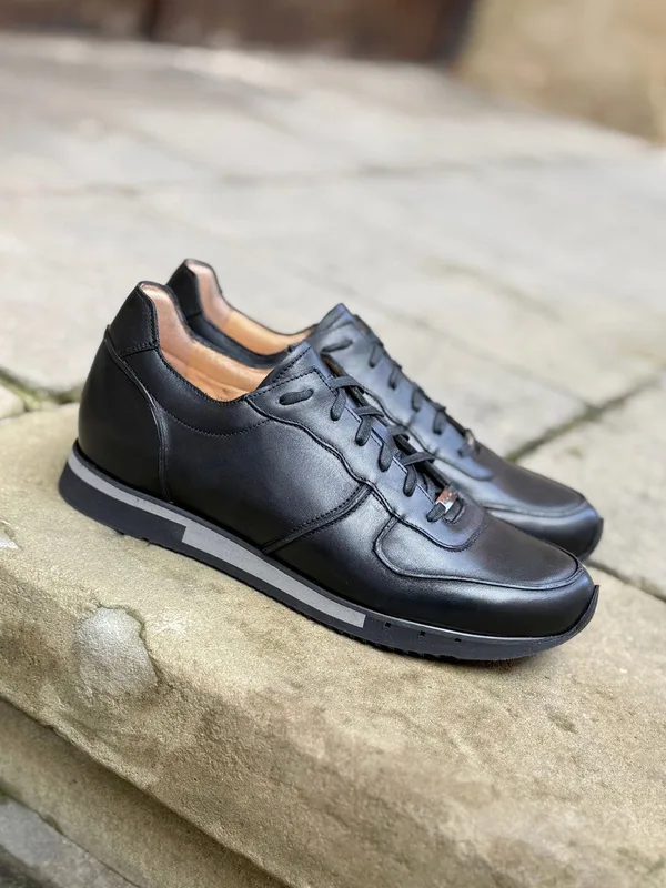 Czarne sneakersy Cillian — Konopka Shoes