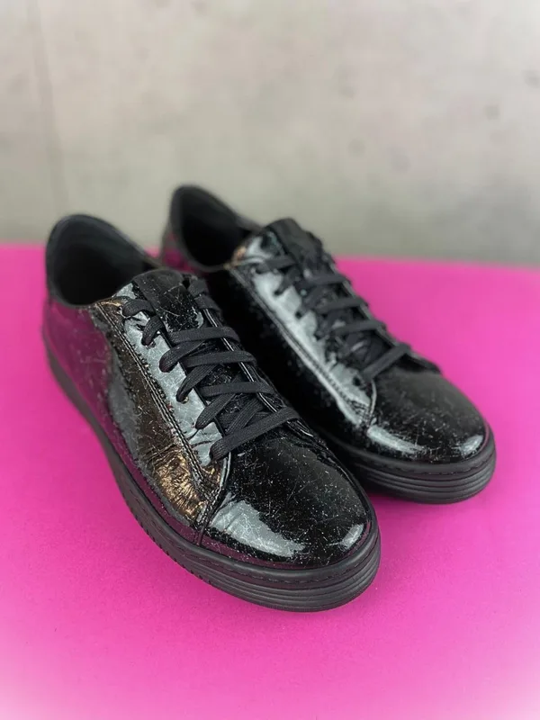 Czarne sneakersy Fabio — Konopka Shoes
