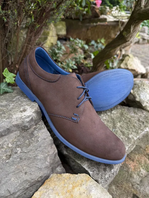 Brązowe półbuty Godfrey — Konopka Shoes