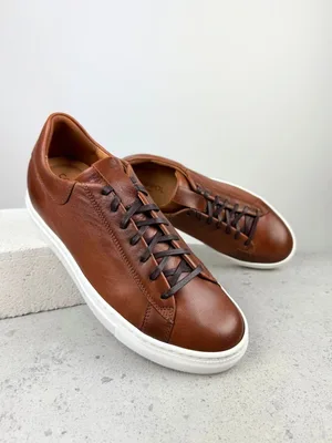 Brązowe buty podwyższające Xavier +6 cm — Konopka Shoes