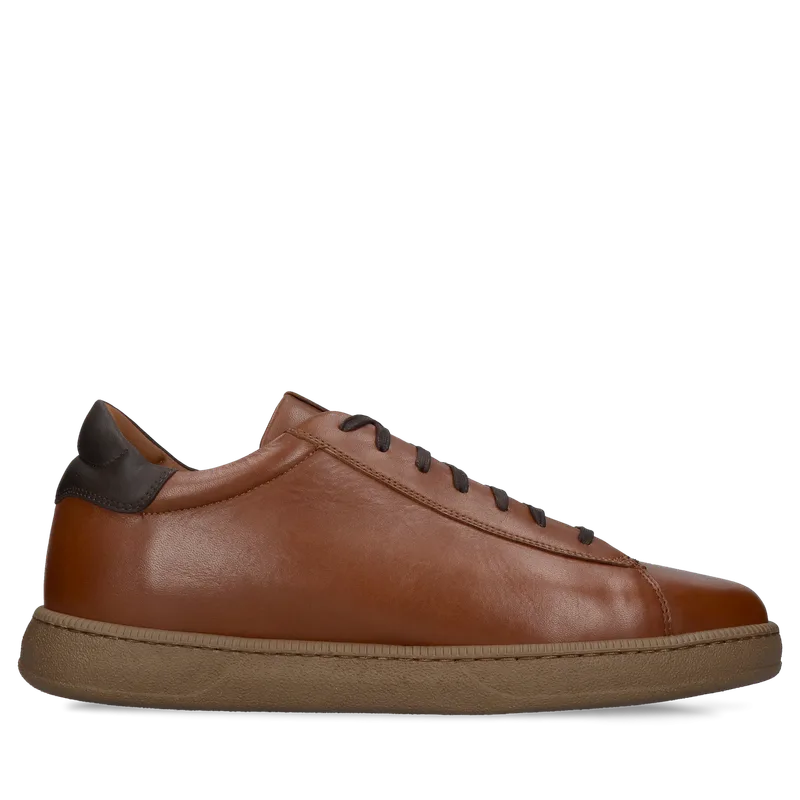 Brązowe podwyższające Nico +6 cm — Konopka Shoes