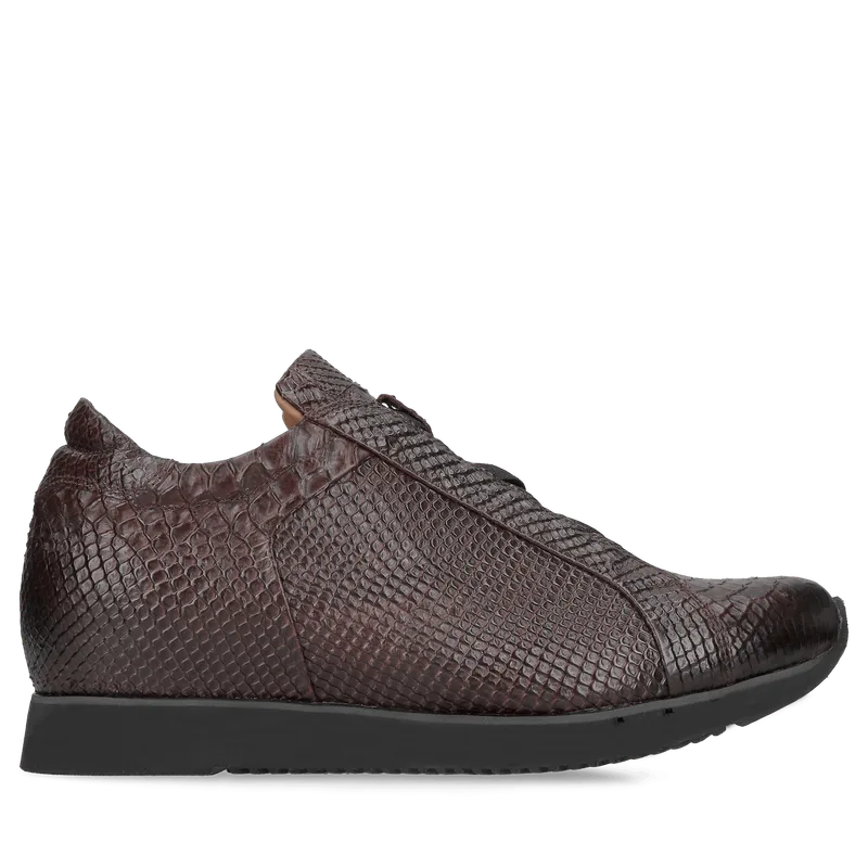 Brązowe buty podwyższające Cyrus — Konopka Shoes