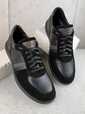 Czarne sneakersy Edgar — Konopka Shoes