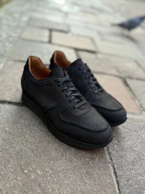 Czarne sneakersy Eddie — Konopka Shoes