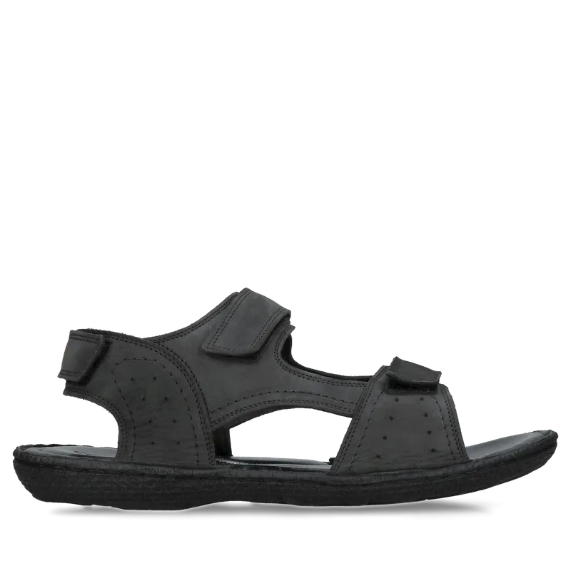 Czarne sandały Rafael — Konopka Shoes