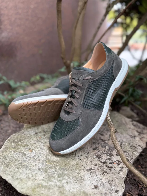 Zielone sneakersy Edgar — Konopka Shoes