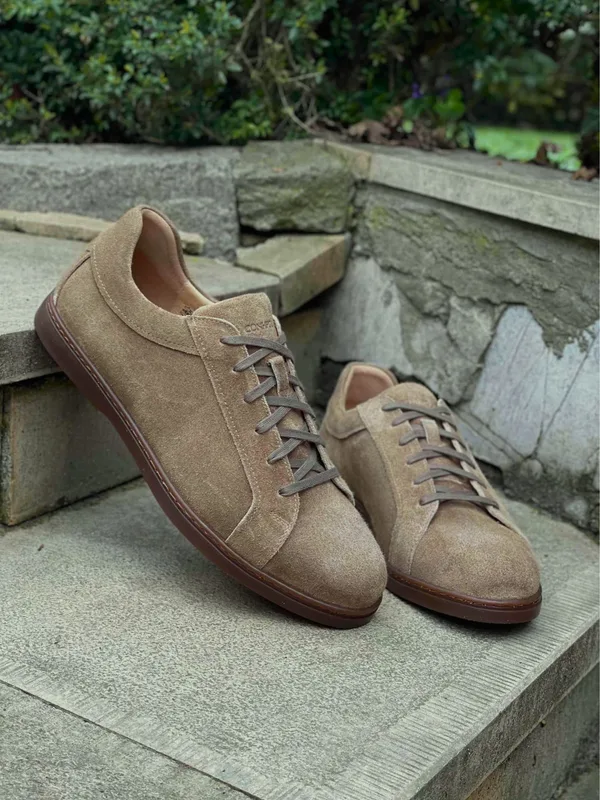 Zielone sneakersy Rovian — Konopka Shoes