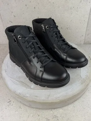 Czarne trzewiki Markus — Konopka Shoes