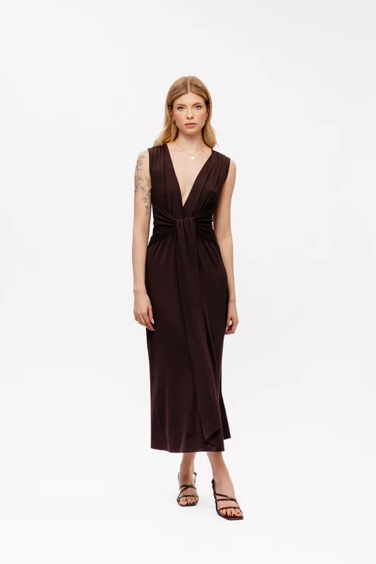 Sukienka Tavira (Dark Chocolate) – 2w1 — Less is Blessed