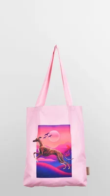 Torba na ramię Whippet róż — LOANI