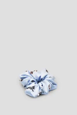 Błękitna gumka do włosów scrunchie Toy Dogs — LOANI