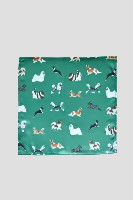 Poszetka zielona Toy Dogs — LOANI