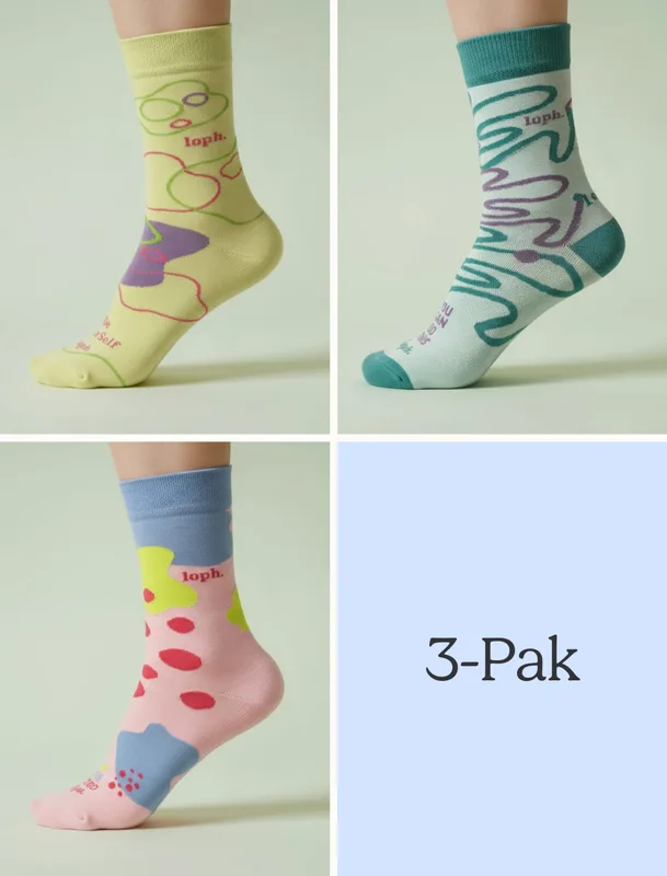 3 Pak "Wiggly Colors" 3 — loph.