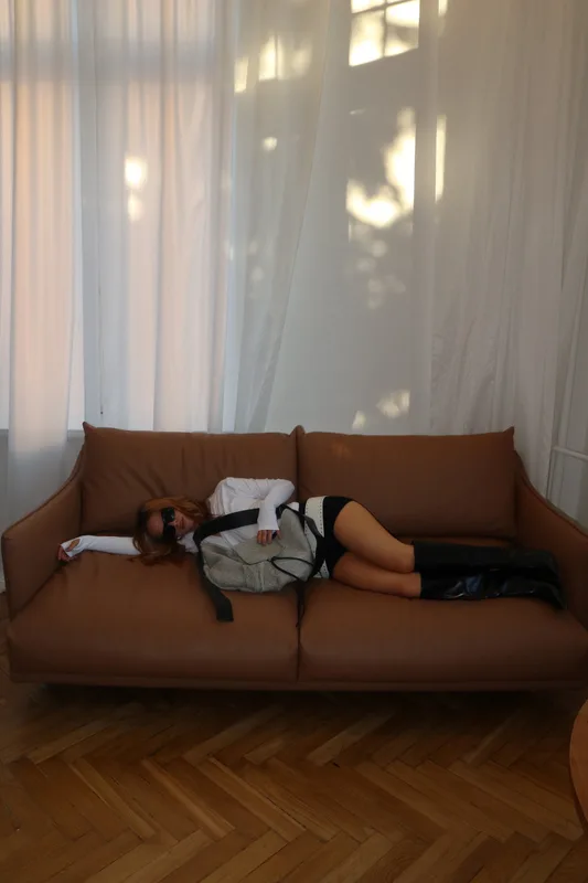 HOBO BAG GREY HAIR — mkuzniacka