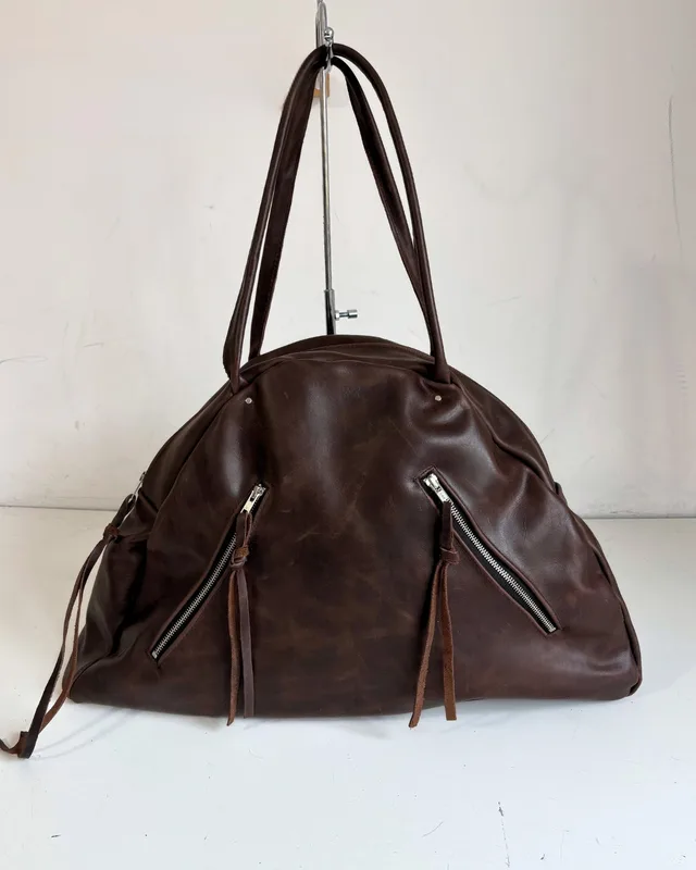 TRAVEL BAG BROWN — mkuzniacka