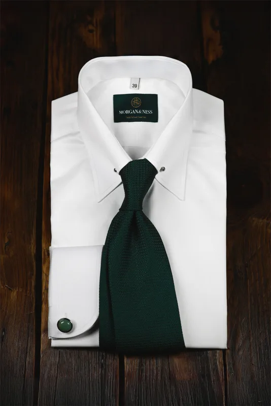 Koszula formalna pin collar biała York — Morgan & Ness