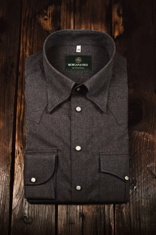 Montana patrol shirt koszula nieformalna western z flaneli — Morgan & Ness